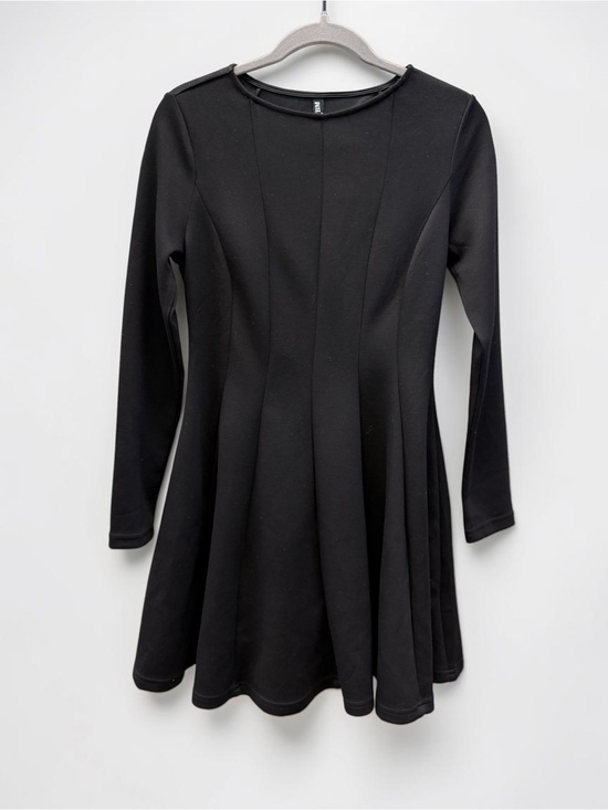 BTFBM Dresses & Skirts - BTFBM Black Fit & Flare Long Sleeve Skater Dress Size Small NWT